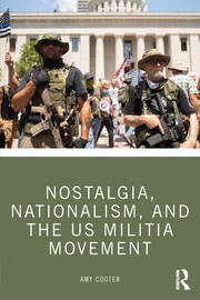 Book Cover featuring two militia men in the foreground with other figures in the background