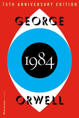 a book cover depicting an eye and the title for 1984