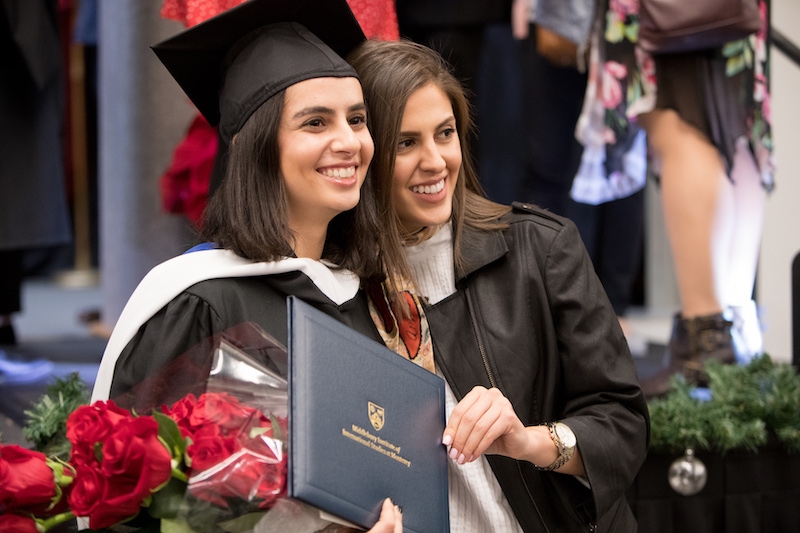Sister celebrates with graduate