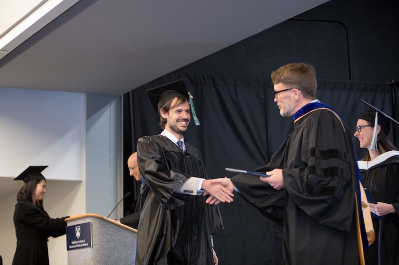 Oscar Corbalan receives degree