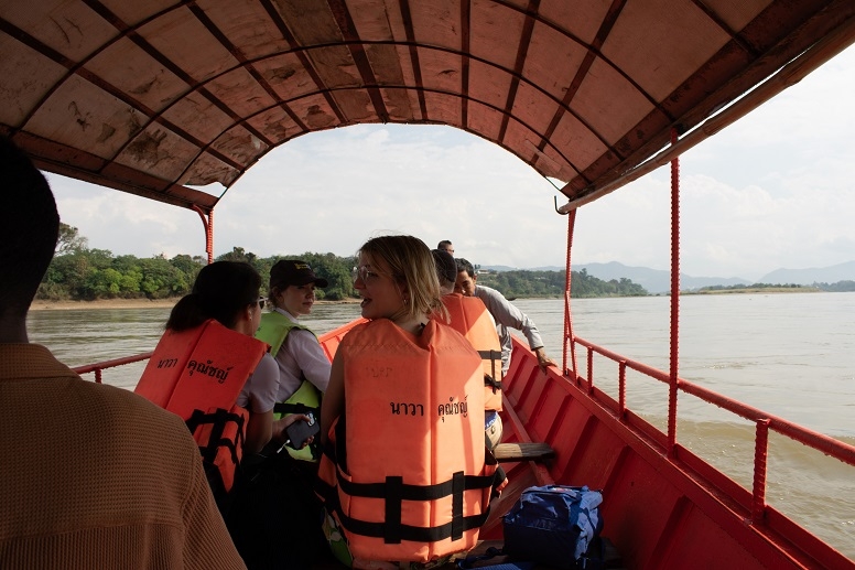 Boat trip on Mekong