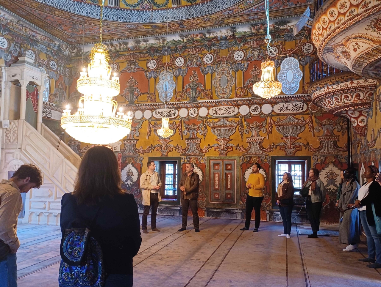 touring the painted mosque