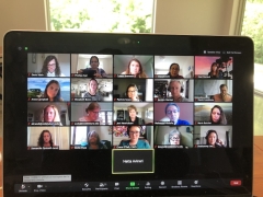 Screenshot of Zoom session on Challenging Racism and Bigotry